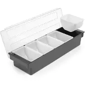 Hendi Garniturehalter 5 Fächer Schwarz Abs