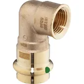 Viega GmbH & Co.KG Winkel Profi-/Sanpress Rotguss 90 Grad IG mit SC-Contur 28mmx1