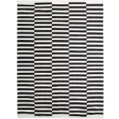 FRAAI Baumwollteppich - Dazzle Blocks Schwarz Weiß 160x230 cm