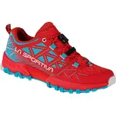 La Sportiva Mädchen Sneaker Sneaker Bushido 2 Jr. 8388-30, 8388-32, 8388-33, 8388-34, 8388-35 LAS-56L402 hibiscus/malibu blue 34