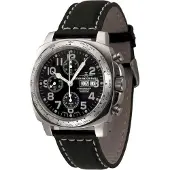 Zeno-Watch Basel Zeno-Watch - Armbanduhr - Herren - Square Pilot Chrono Tachymeter - 3557TVDDT-a1