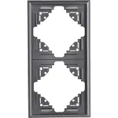 Kopp 309215013 MALTA - Profi-Pack: 5x Abdeckrahmen, 2-fach, Farbe: anthrazit