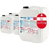 Höfer Chemie 4x12,5 kg BAYZID Flüssigchlor 13% zur effektiven Pool Desinfektion