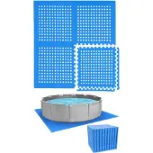 Eyepower Poolunterlage für 366 cm Pool - 52 EVA Matten - 1cm Outdoor Unterlegmatten Set