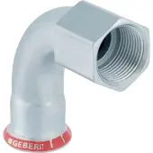 Geberit GE Mapress C-Stahl Übergangsbogen 90Gr mit IG d54-Rp2 verzinkt