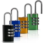 OEM Klein Metall-Schloss 3-Ziffern-Code, wetterfest, für Garage, Sport