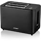 Cloer 3930, 2 Scheibe(n), Schwarz, Kunststoff, Niveau, Berührung, 900 W, 220 - 240 V