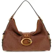 GUESS Schultertasche Cognac