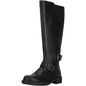 Clarks Stiefel Orinoco 2 mit Reißverschluss für müheloses Anziehen 1216 Black Leather 36