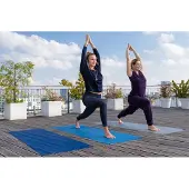 Yogistar yogimat sun travel Yogamatte Naturkautschuk 200x65x1,3mm ultrarutschfest leicht faltbar extralang extrabreit schadstofffrei