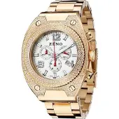 Zeno-Watch Basel Zeno-Watch - Armbanduhr - Herren - Chrono - Bling 1 Chrono - 91026-5030Q-Pgr-s2M