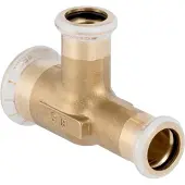 Geberit Mapress T-Stück reduziert CW617N, d 22mm, d1 22mm, d2 15mm 61196
