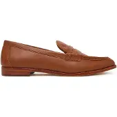 Ralph Lauren für Damen. 802P09042002 Wynnie Leder-Slipper (38), Braun, Wohnung, Keine, Lässig