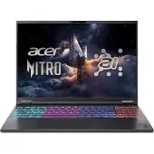 Acer Nitro 16 AI AN16S-61 Ultrabook/Laptop Gaming 16" WQXGA 180Hz AMD Ryzen AI 9 365 32GB RAM 1TB SSD NVIDIA GeForce RTX 5070 Windows 11 Home Schwarz