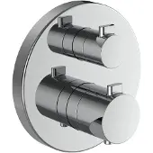 Laufen MEDA 2-Griff Bademischer, Thermostat, Unterputz, für Simibox, HF506677100000