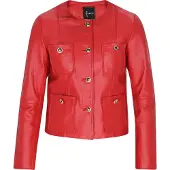 Faina Jacke Frauen Rot
