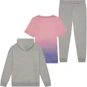 Hype Mädchen 3-teiliges Set Genesis - Oberteil, Jogginghosen & Kapuzenpullover Mehrfarbig 7-14 Jahre