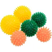 Betzold Igelbälle-Set, 6 Stück, Igelball für Sinnesförderung, Seniorenförderung, Box zur Aufbewahrung: Nein