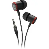 SBS Kopfhörer mit Kabel, Stereo In-Ear Studio Mix 100, 3,5 mm Klinkenstecker mit Mikrofon und Taste zur Gesprächsannahme/ -beendigung