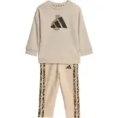Adidas Set - Sweatshirt/Leggings - Crystal Leinen/Mu - - 4 Jahre (104) - Sweatsets