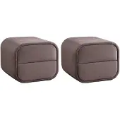 Vente-unique Nachttisch Venalora Taupe 45.5 cm