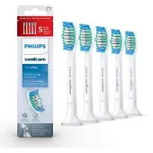 Philips Sonicare Original SimplyClean Ersatz-Zahnb rstenk pfe, 5 B rstenk pfe, Wei , HX6015/03