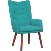 vidaXL Best Möbel Entspannungsstuhl Türkis 63x67x94 cm Samt - Fernseh- & Relaxsessel A42001823