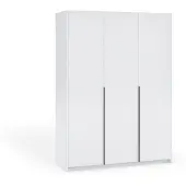 Masseno Drehtürenschrank AMARA 148/204/58cm 3-türig Weiß