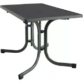 MFG Gartentisch Boulevard, Schiefer, klappbar, 110 x 70 cm, grau