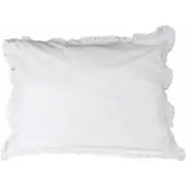 Town & Country Kissenbezüge Frilled Perkal White-60 x 70 cm