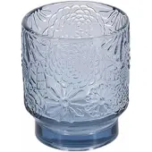 Salt & pepper Wasserglas Flora Transparent / Blue 300 ml (4er Set)