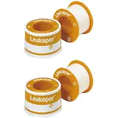 Leukopor 5 cmx5 m x2 2x6 St Pflaster