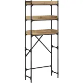 vidaXL Waschmaschinenregal mit Regal Artisan-Eiche 67 x 25 x 163 cm