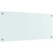 vidaXL Küchenrückwand Milch 90 x 40 cm Gehärtetes Glas