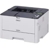 OKI B433dn, LED, 1200 x 1200 DPI, A4, 45 Seiten pro Minute, Doppelseitiger Druck, Grau, Weiß