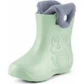 Ladeheid Eva Kinder Gummistiefel Regenschuhe gefüttert (Olivegrün, 34/35) LA-CA-04