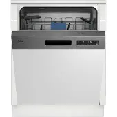 Beko BDSN26430X, Halb integriert, Standardgröße (60 cm), Edelstahl, Edelstahl, LED, 2 Korb/Körbe