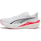 Puma Deviate NITRO 4 Laufschuhe Weiß Rot AW26, Größe 45 - EUR