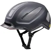 Ked Reach DT1 Mips Fahrradhelm, Tourenhelm, Cityhelm, K-Fit 3D Anpassung, Visier, Rib Cage Belüftung, 370g : black : M (54-58 cm)