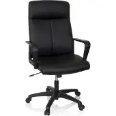 Hjh OFFICE LISSO - Profi Chefsessel Schwarz