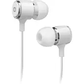 SBS Kopfhörer mit Kabel, Stereo In-Ear Studio Mix 100, 3,5 mm Klinkenstecker mit Mikrofon und Taste zur Gesprächsannahme/ -beendigung