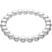 Luxenter Armband mit weißer Perle, 18 Karat Gold-Finish – Anrae