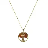 Luxenter Halskette Budleia aus 18 Karat Gelbgold