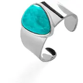 Luxenter Schakalachat blauer Ring