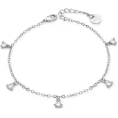 Luxenter Rhodium plattierter Brillant Zirkonia Armband - Kisain