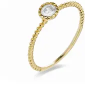 Luxenter Naadim 925 Sterling Silber vergoldeter Ring