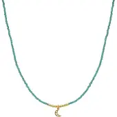 Luxenter Mond Halskette 925 Sterling Silber