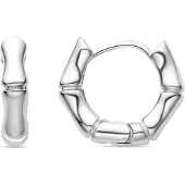 Luxenter Rhodium plattierte Brillant Zirkonia Ohrringe - Layen
