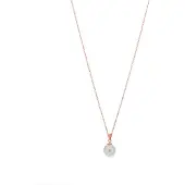 Luxenter Geel Halskette 925 Sterling Silber