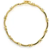 Luxenter -Armband aus Brilliant Metal und Zirkonia-Legierung, verarbeitet in 18-karat-Gelbgold – Raydowa